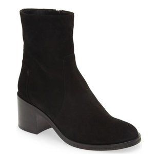 Aquatalia Brigitte Luxe Water Resistant Bootie in Black